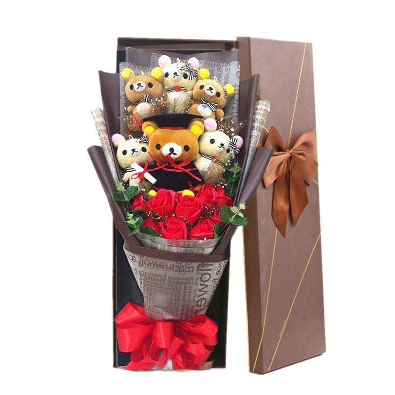 Teddy Bear Flower Bouquet
