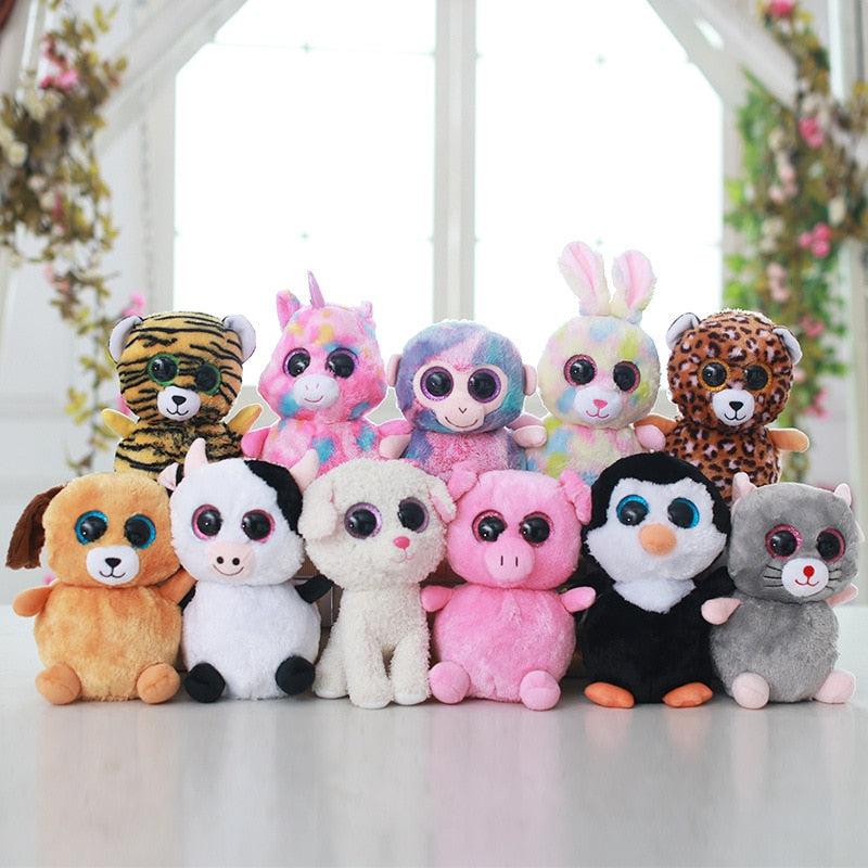 Wide Eyed Animal Plush