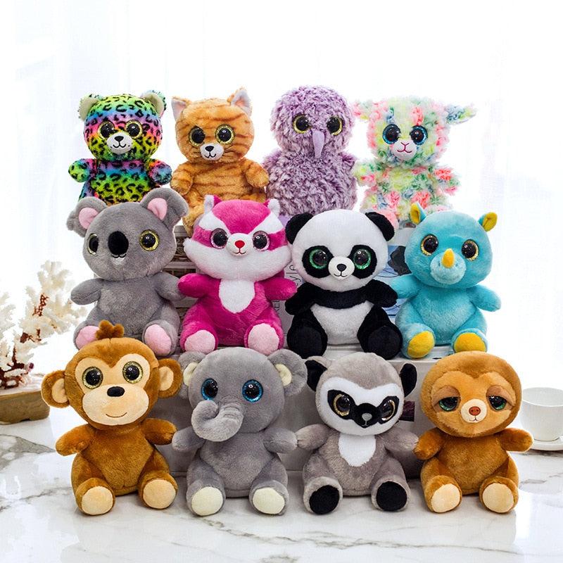 Wide Eyed Animal Plush