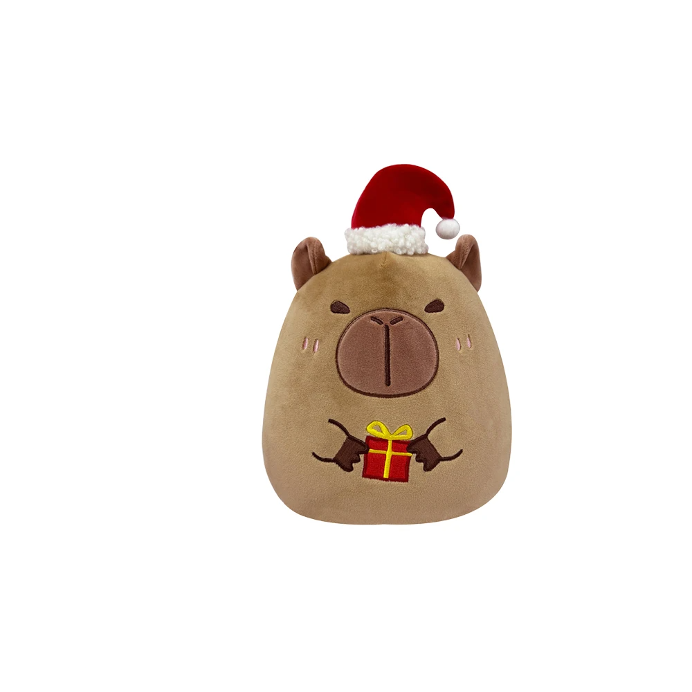 Christmas Reindeer Capybara Snowman Plush