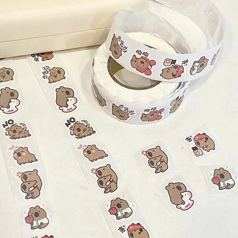 500 x Capybara Stickers
