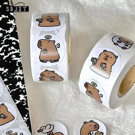 500 x Capybara Stickers