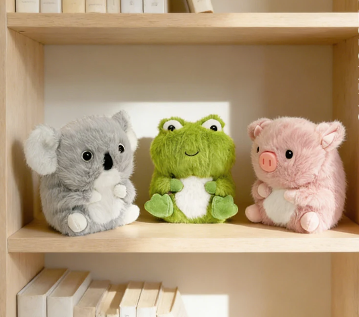 Cute Sitting Animal Plush
