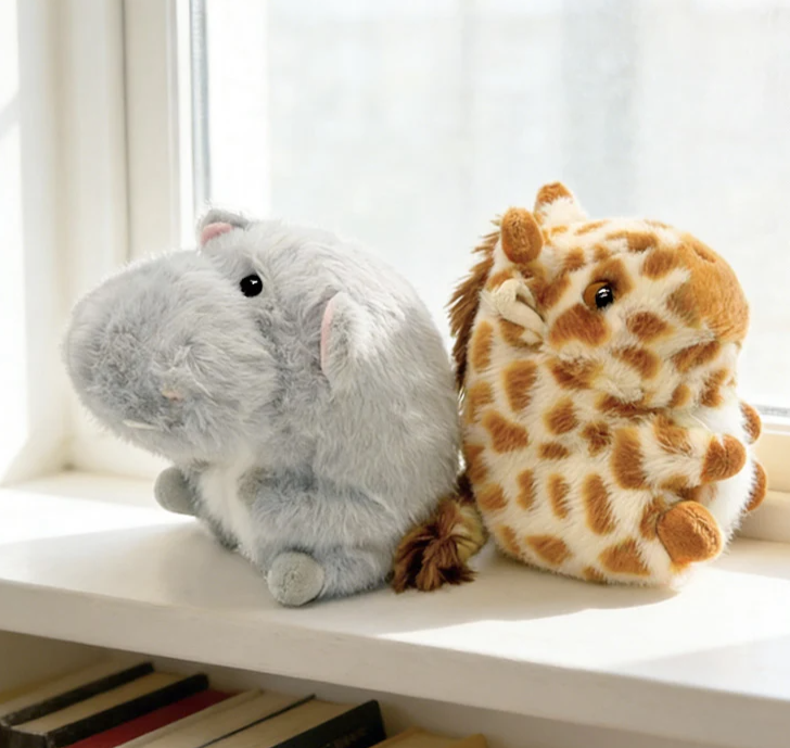 Cute Sitting Animal Plush