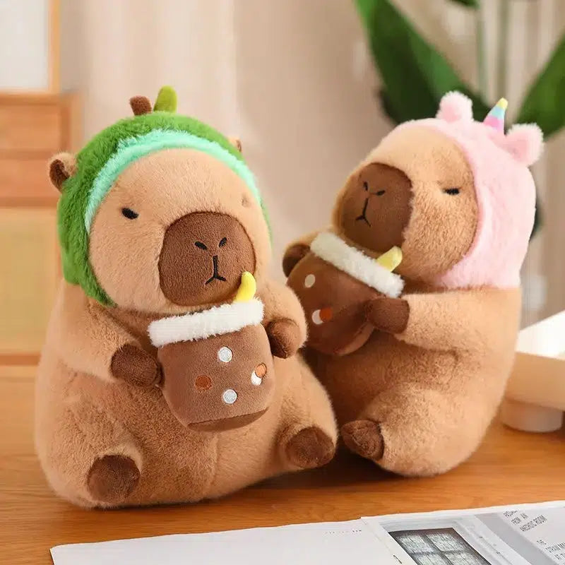 Bubble Tea Capybara Plush