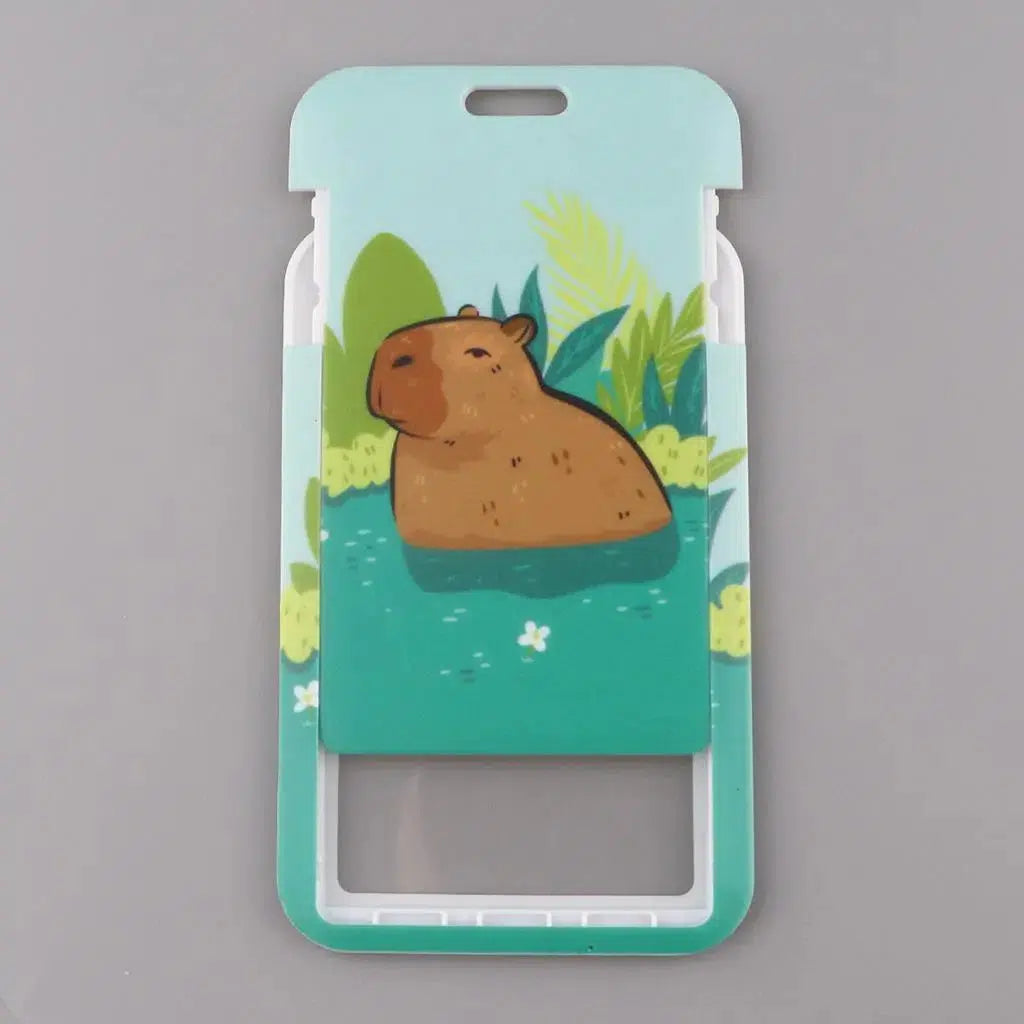 Capybara Lanyard/Card Sleeve
