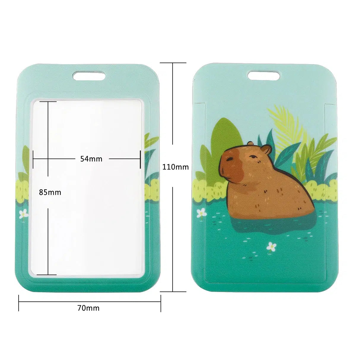 Capybara Lanyard/Card Sleeve