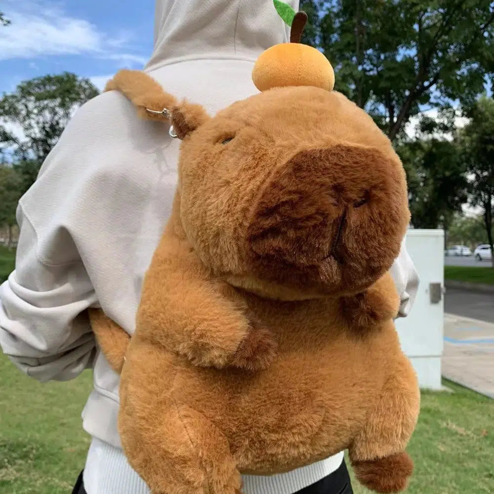Capybara Plush Backpack