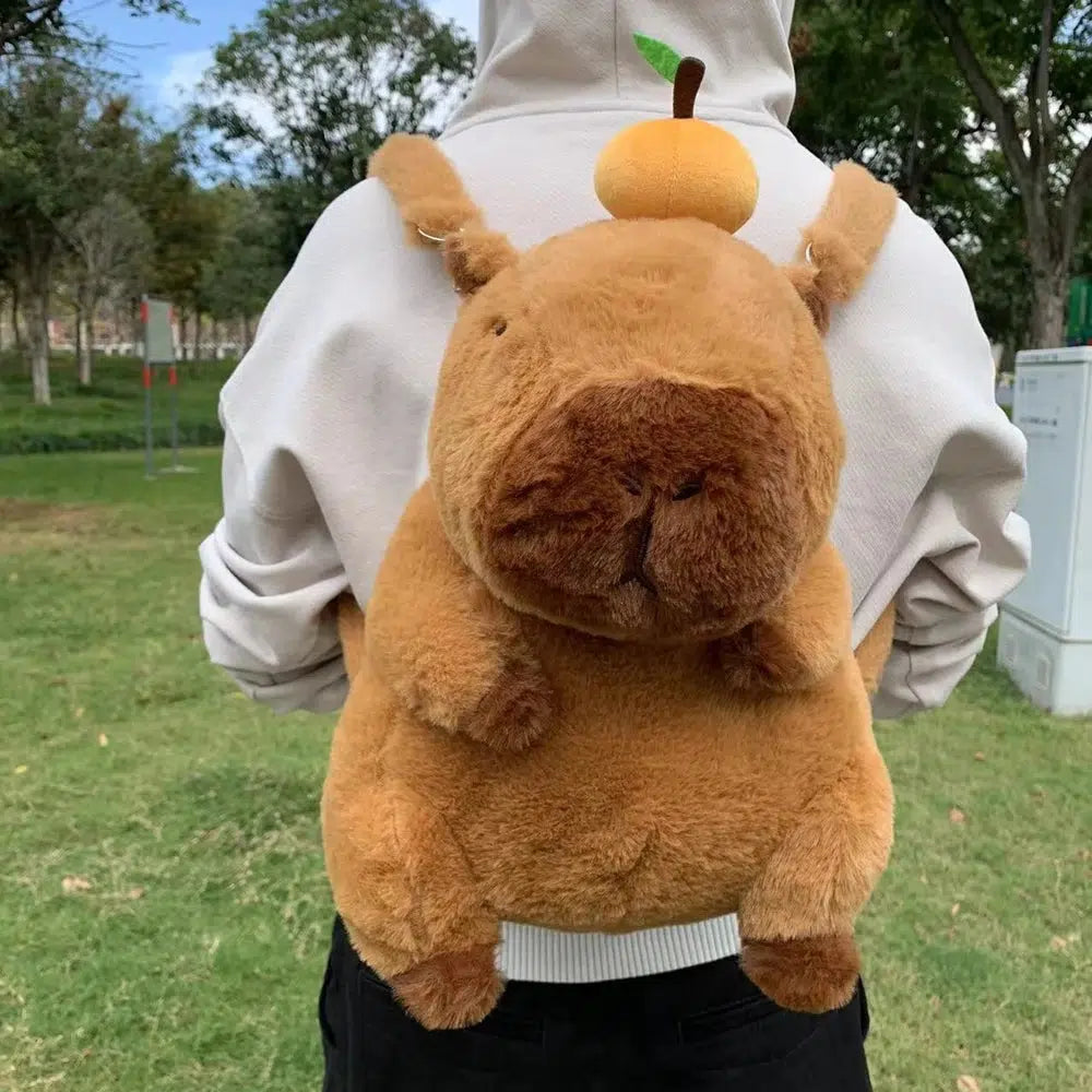 Capibara Backpack Capybara Plush Backpack – Comfy Morning