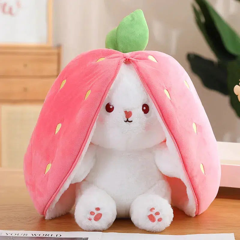 Carrot & Strawberry Rabbit Plush