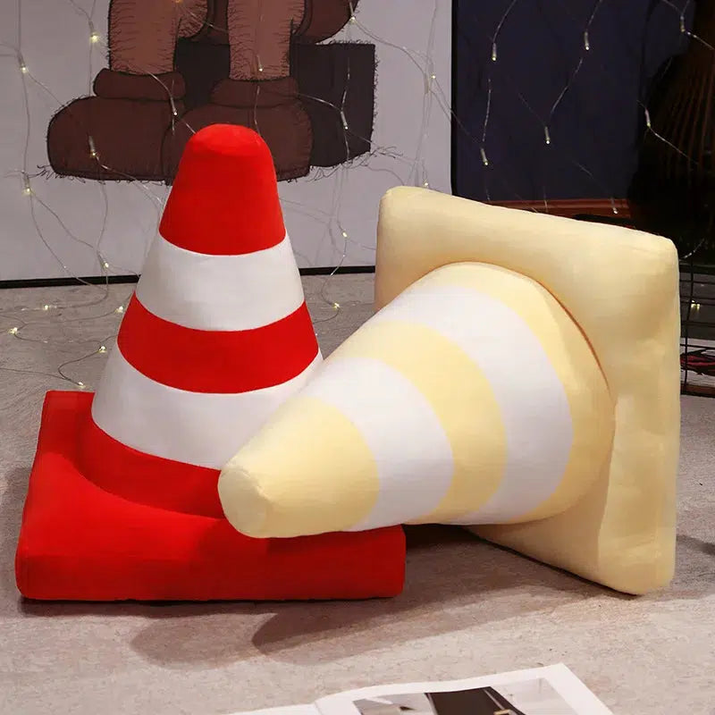 Coloured Traffic Cone Plush
