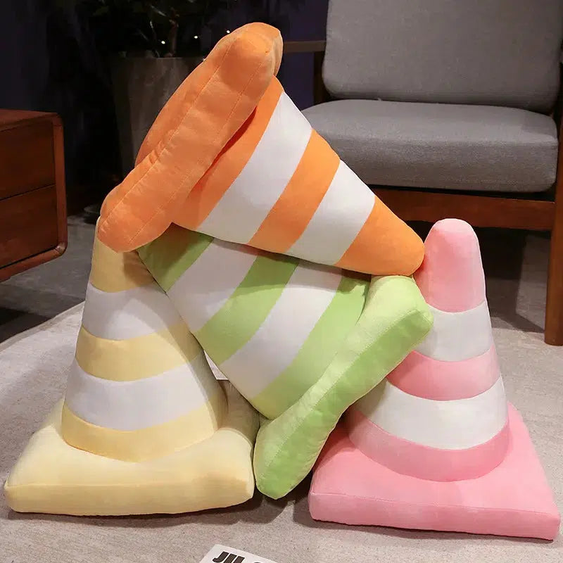 Coloured Traffic Cone Plush