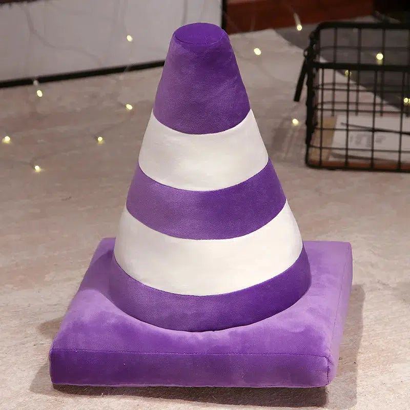 Coloured Traffic Cone Plush