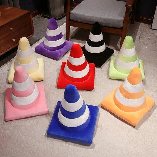 Coloured Traffic Cone Plush