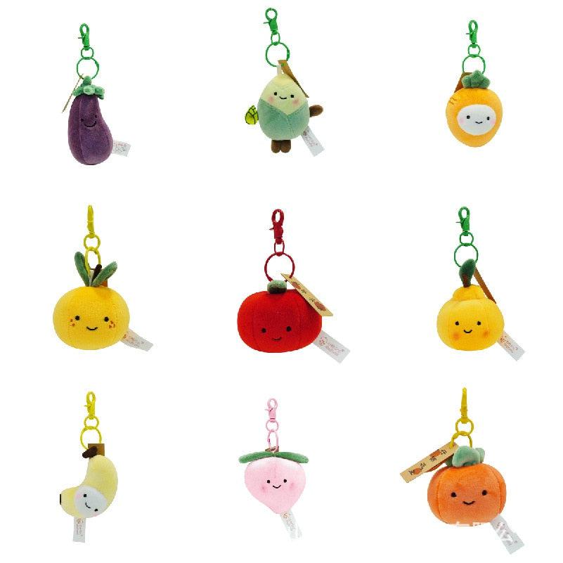 Fruit Plush Keyring