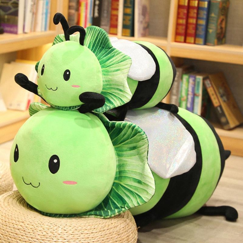 Giant Leafy Bee Plush