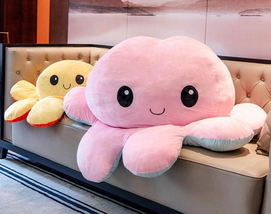 Giant Reversible Octopus Plush