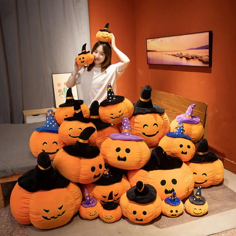 Halloween Witch Pumpkin Plush