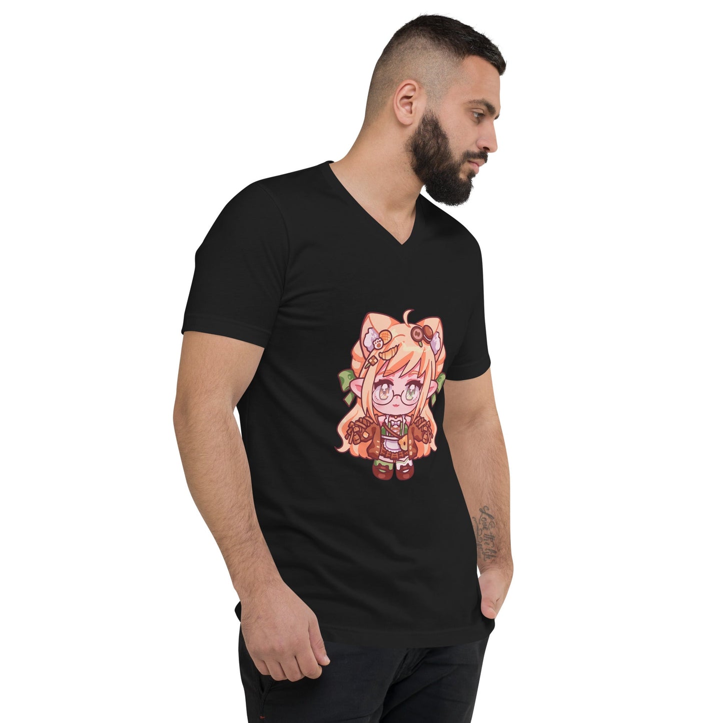 [Nekopan x CM] Chibi Nekopan Unisex V-Neck T-Shirt