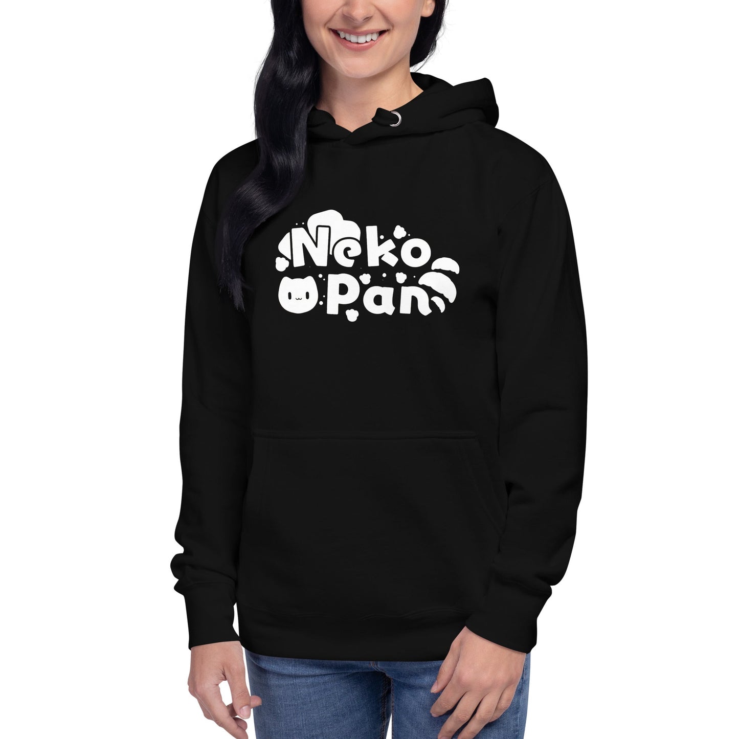 [Nekopan x CM] Nekopan Black & White Logo Unisex Hoodie