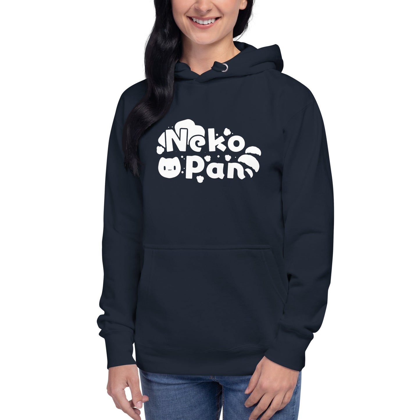 [Nekopan x CM] Nekopan Black & White Logo Unisex Hoodie