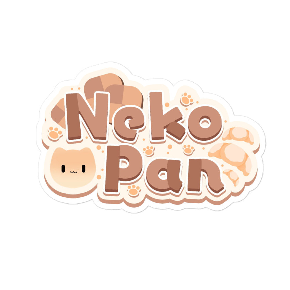 [Nekopan x CM] Nekopan Logo Bubble-free stickers