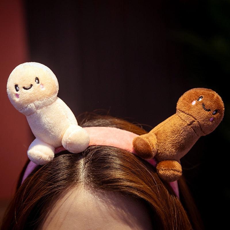 Plush Penis Headband