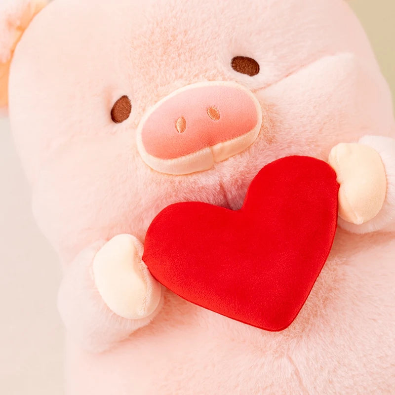 Love Heart Pig Plush