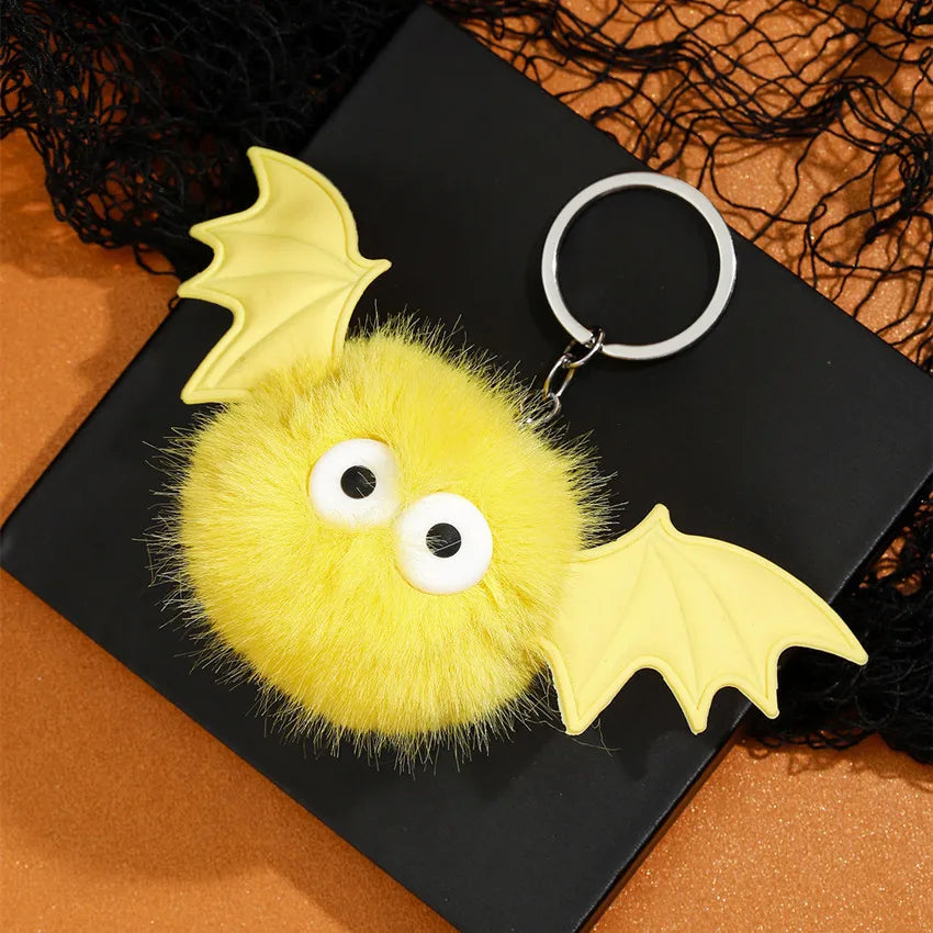 Halloween Bat Soot Sprite Keychain Plush