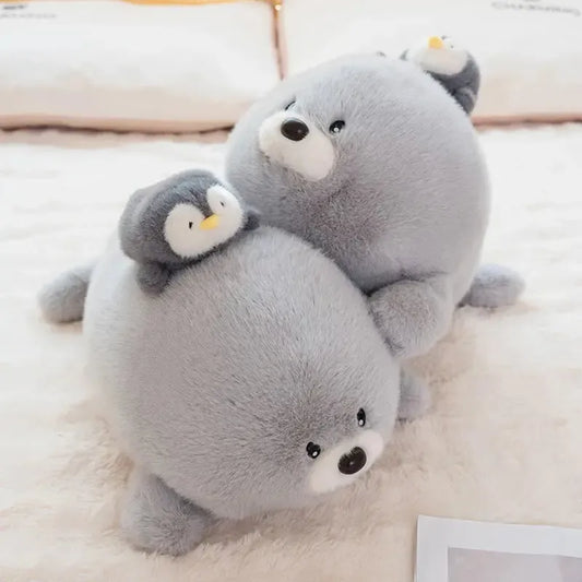 Seal & Baby Penguin Plush