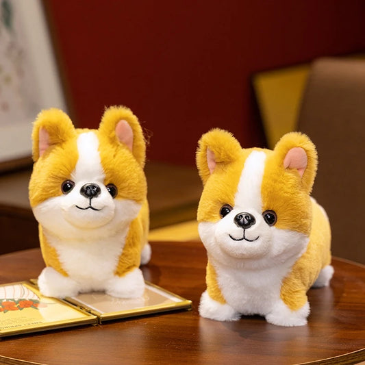 Lifelike Corgi Plush