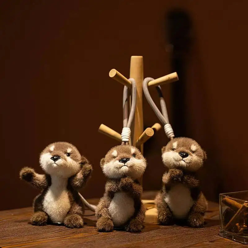 Otter Keychain Plush
