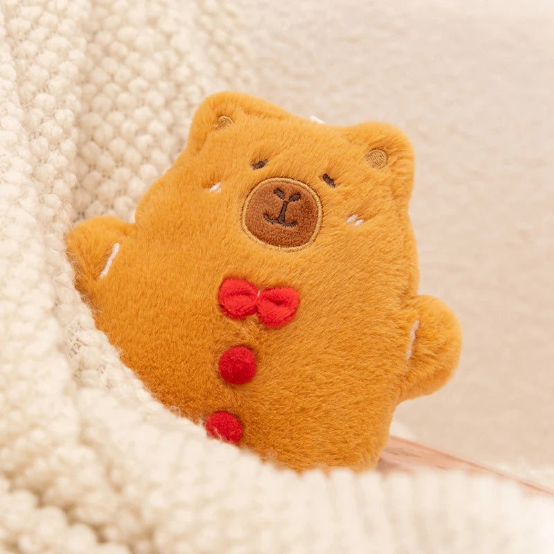 Capybara Gingerbread Cookie Christmas Plush