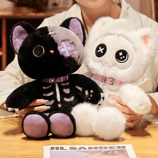 Halloween Gothic Goth Cat Plush