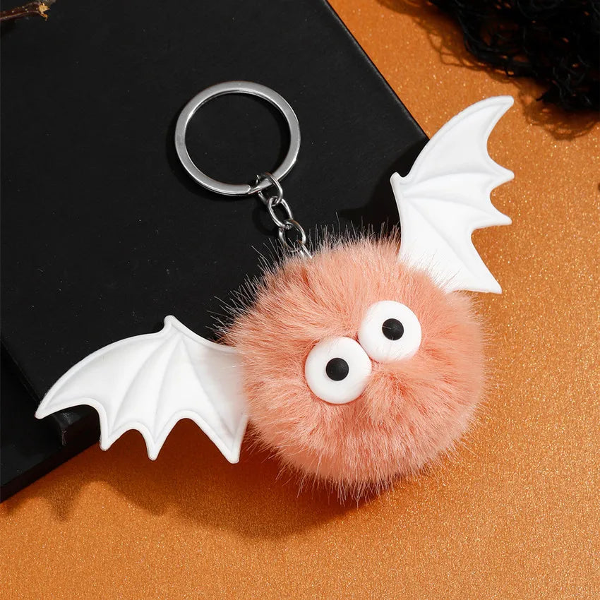 Halloween Bat Soot Sprite Keychain Plush