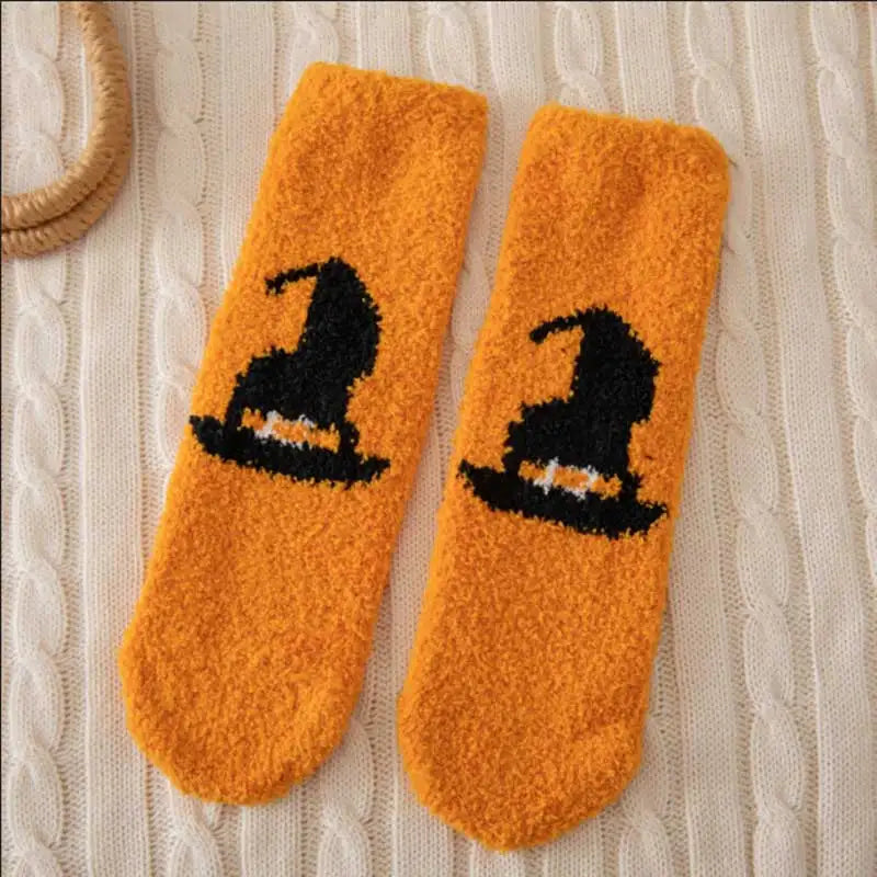 Halloween Fluffy Socks