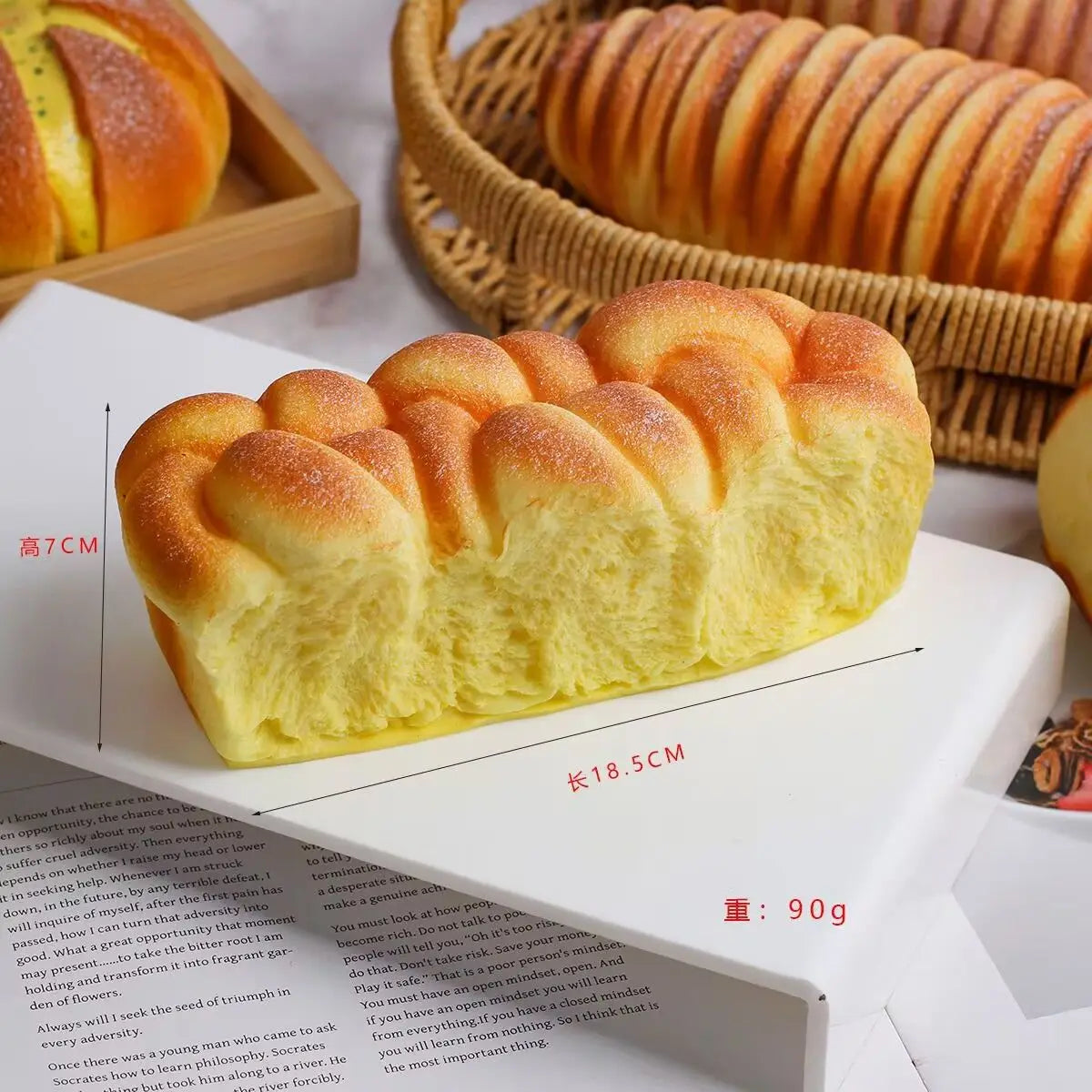 Bread Loaf Squishy Stress Reliever Toy