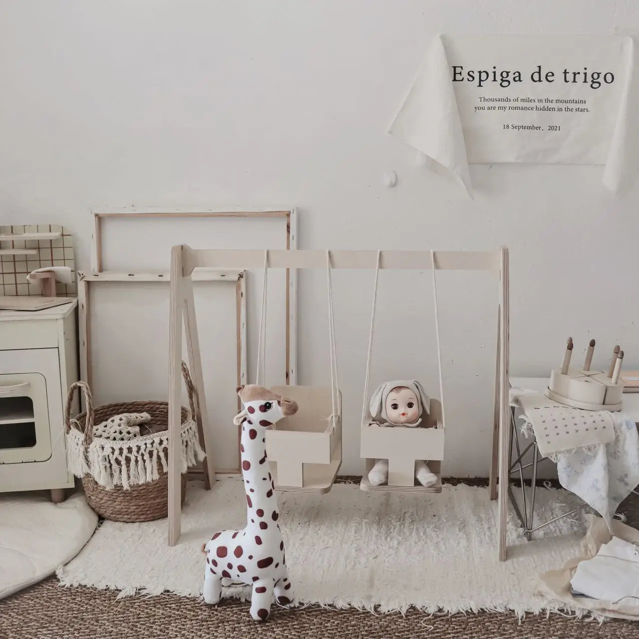 Brown Baby Giraffe Plush