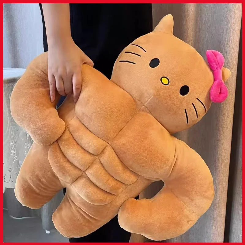 Muscle Buff Kitty Plush