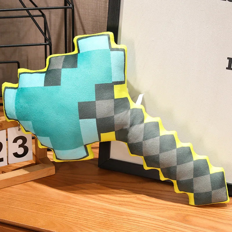 Pixel Gaming Sword Axe Pickaxe Shovel Plush