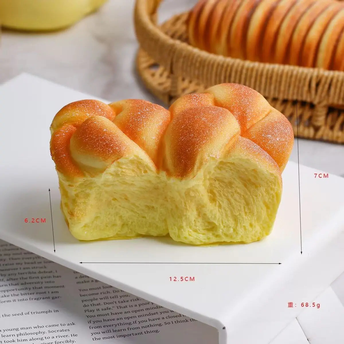 Bread Loaf Squishy Stress Reliever Toy