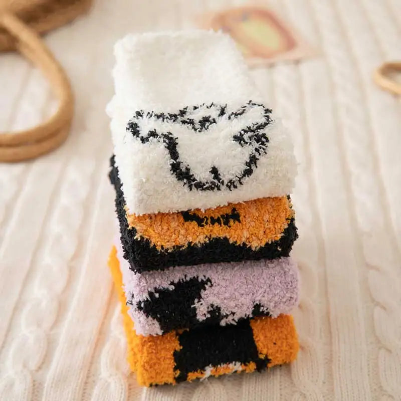 Halloween Fluffy Socks