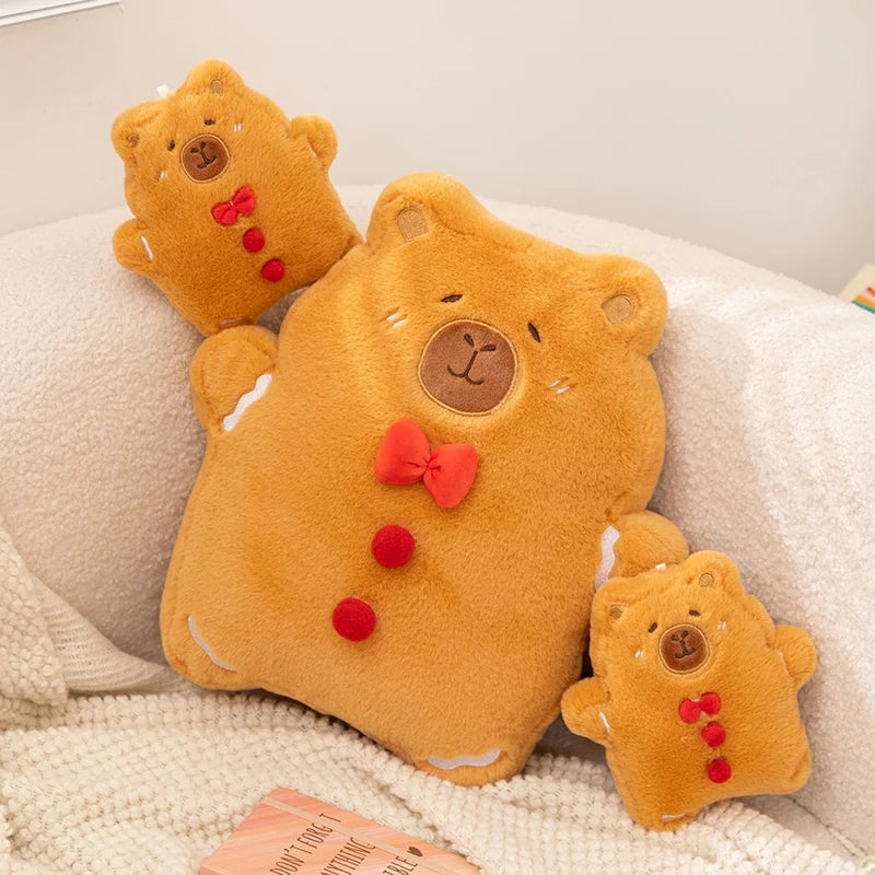Capybara Gingerbread Cookie Christmas Plush