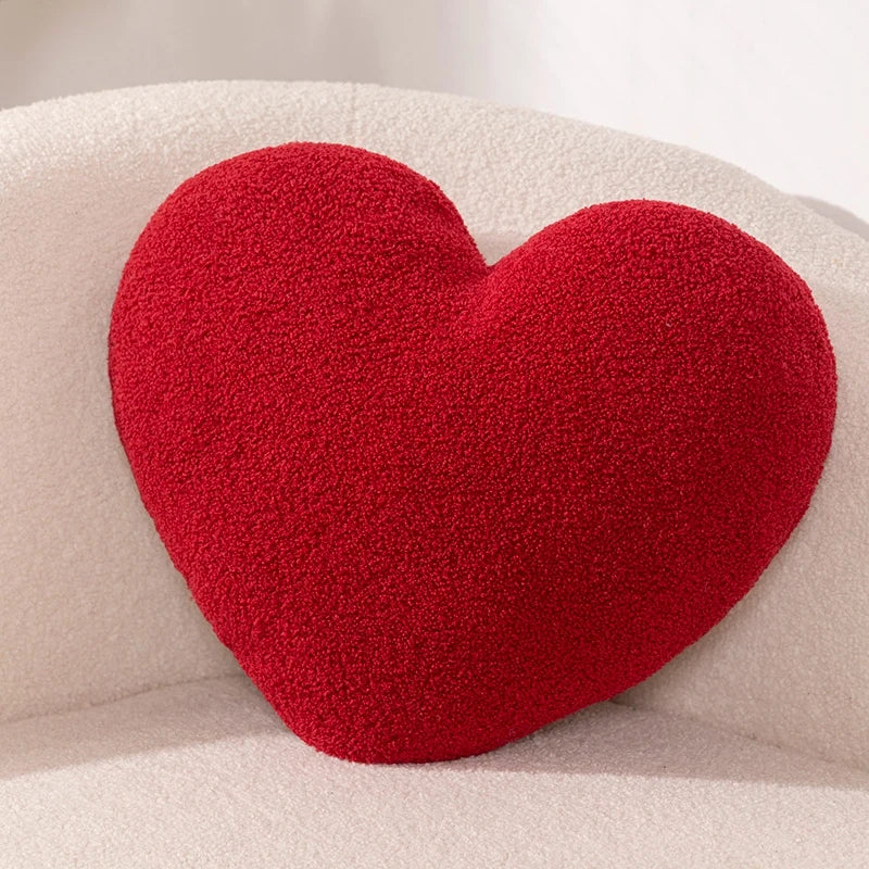 Love Heart Shape Throw Pillow Plush