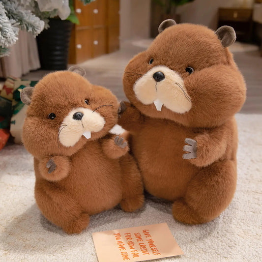 Sitting Beaver Plush