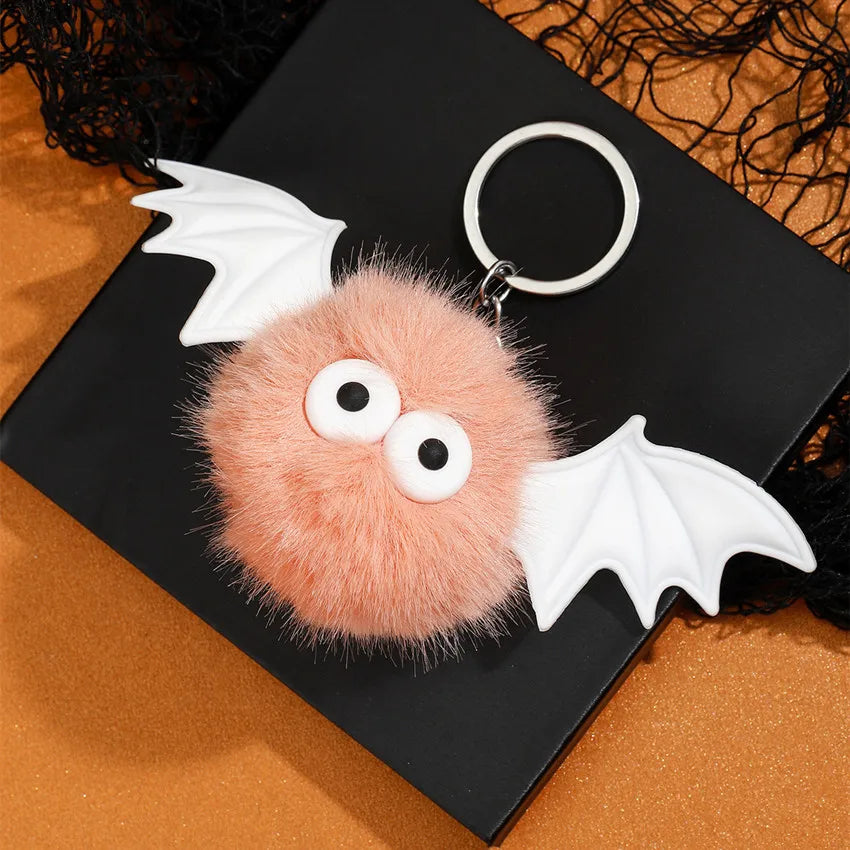 Halloween Bat Soot Sprite Keychain Plush