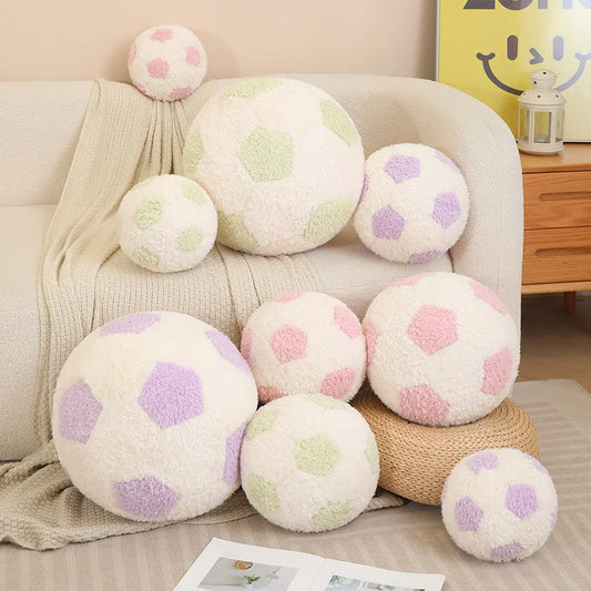 Pastel Soccer Ball Plush