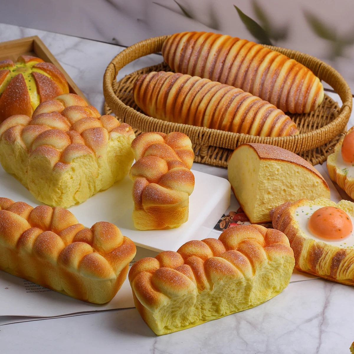 Bread Loaf Squishy Stress Reliever Toy