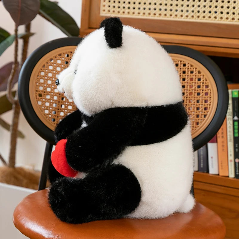 Love Heart Panda Plush