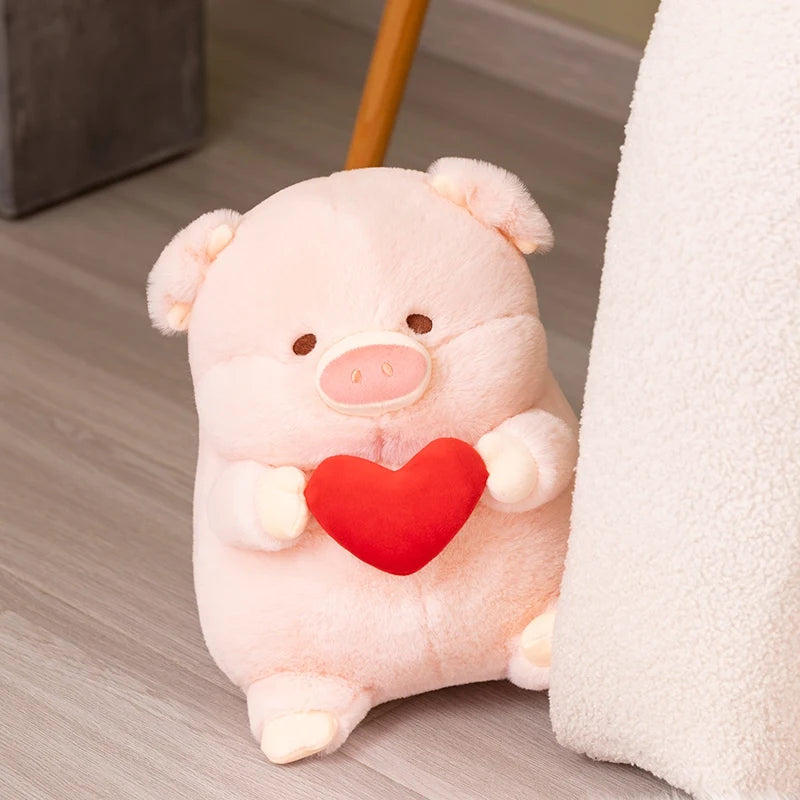 Love Heart Pig Plush